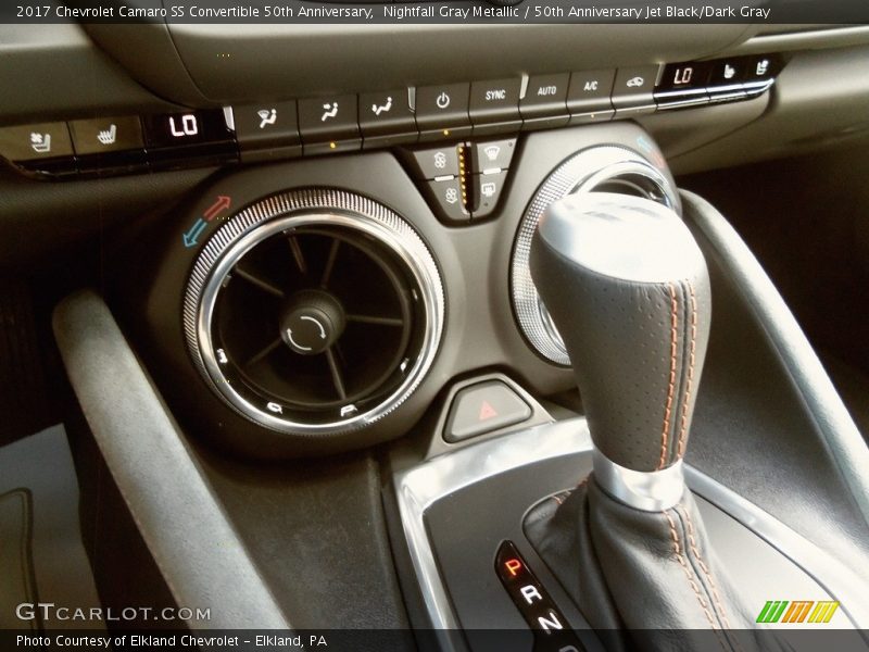 Nightfall Gray Metallic / 50th Anniversary Jet Black/Dark Gray 2017 Chevrolet Camaro SS Convertible 50th Anniversary