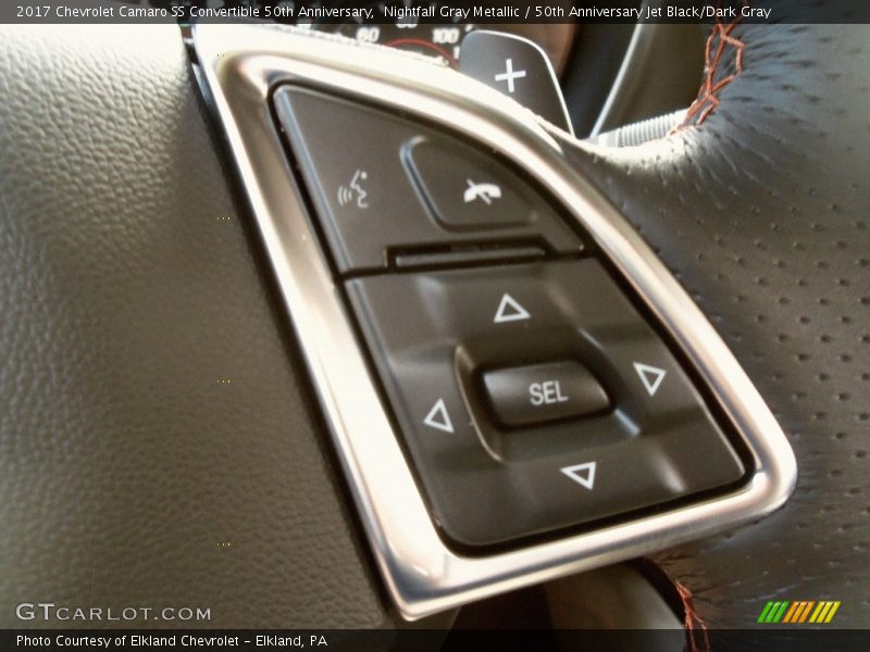 Nightfall Gray Metallic / 50th Anniversary Jet Black/Dark Gray 2017 Chevrolet Camaro SS Convertible 50th Anniversary