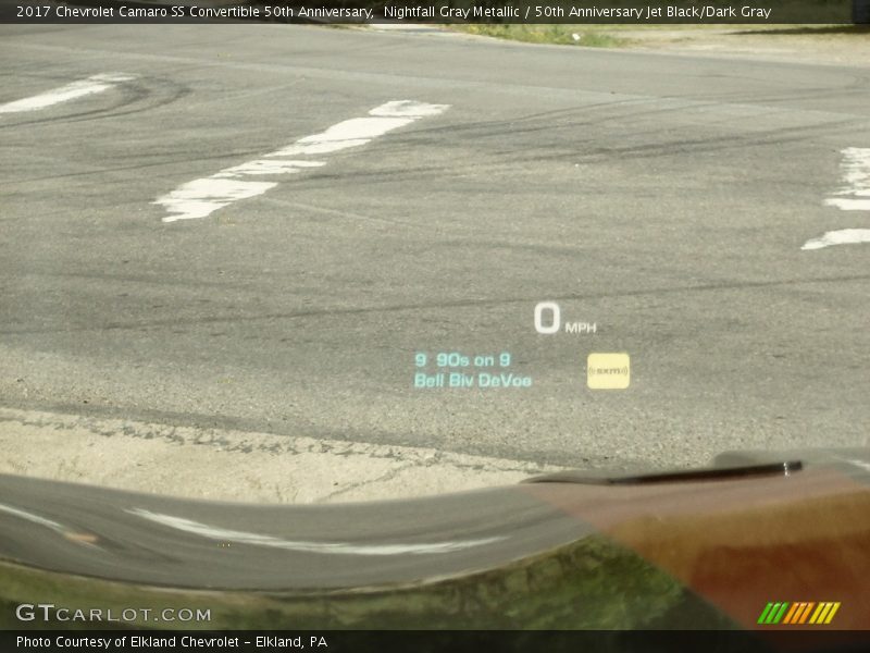 Nightfall Gray Metallic / 50th Anniversary Jet Black/Dark Gray 2017 Chevrolet Camaro SS Convertible 50th Anniversary