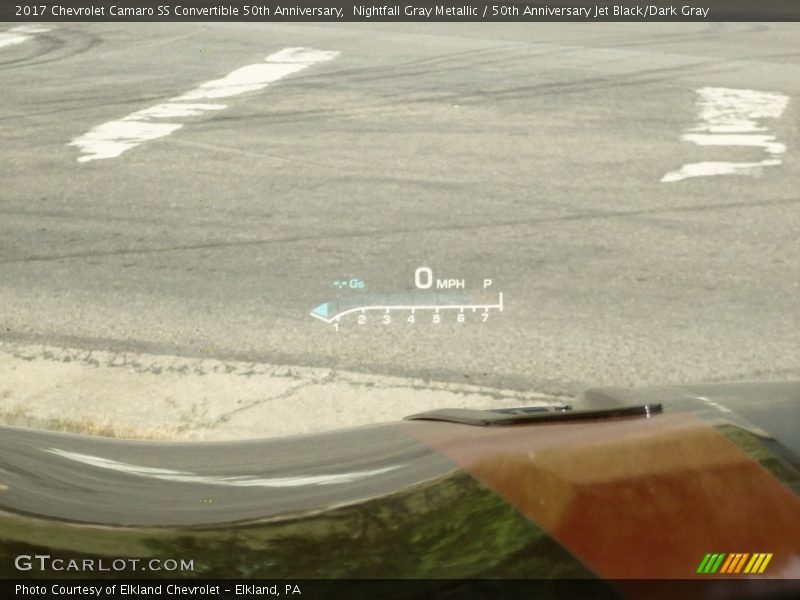 Nightfall Gray Metallic / 50th Anniversary Jet Black/Dark Gray 2017 Chevrolet Camaro SS Convertible 50th Anniversary