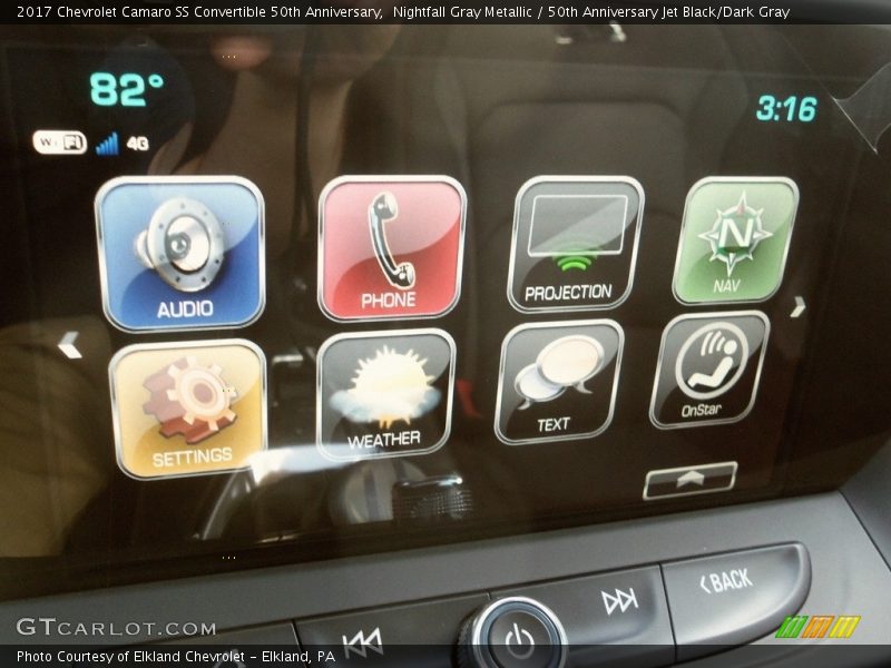 Nightfall Gray Metallic / 50th Anniversary Jet Black/Dark Gray 2017 Chevrolet Camaro SS Convertible 50th Anniversary