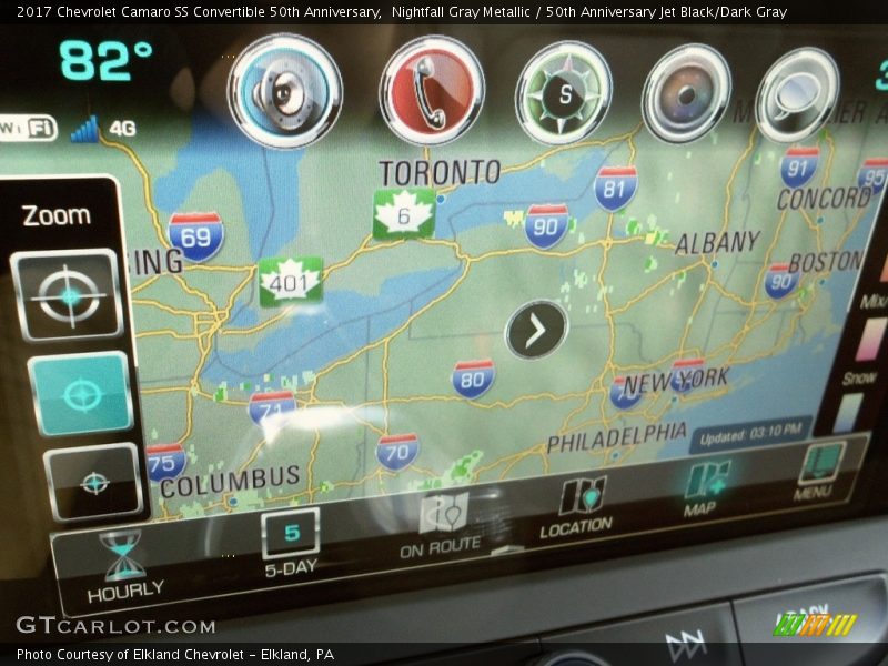 Nightfall Gray Metallic / 50th Anniversary Jet Black/Dark Gray 2017 Chevrolet Camaro SS Convertible 50th Anniversary