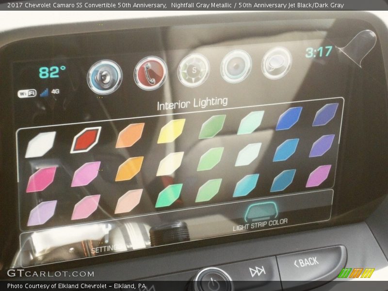 Nightfall Gray Metallic / 50th Anniversary Jet Black/Dark Gray 2017 Chevrolet Camaro SS Convertible 50th Anniversary
