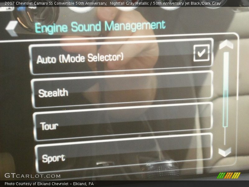 Nightfall Gray Metallic / 50th Anniversary Jet Black/Dark Gray 2017 Chevrolet Camaro SS Convertible 50th Anniversary