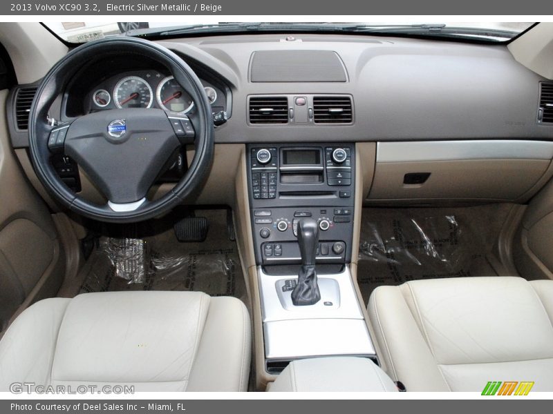 Electric Silver Metallic / Beige 2013 Volvo XC90 3.2