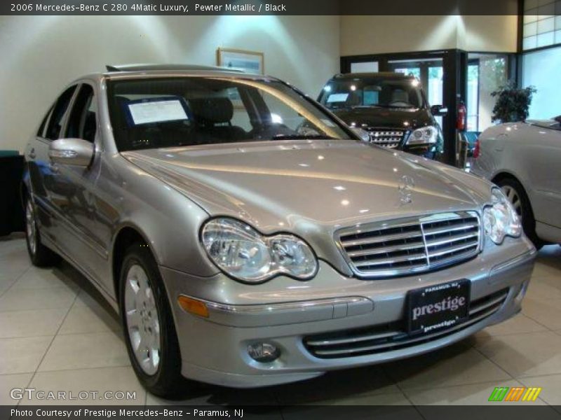 Pewter Metallic / Black 2006 Mercedes-Benz C 280 4Matic Luxury