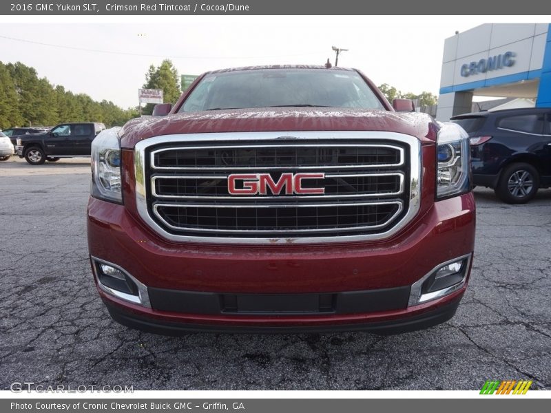 Crimson Red Tintcoat / Cocoa/Dune 2016 GMC Yukon SLT