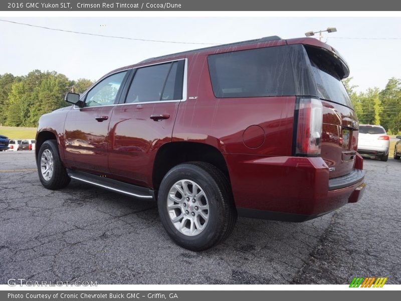 Crimson Red Tintcoat / Cocoa/Dune 2016 GMC Yukon SLT