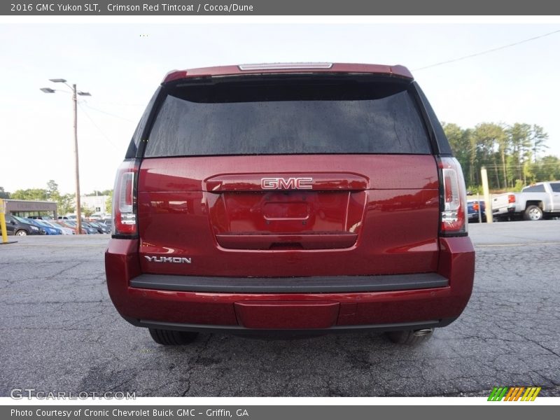 Crimson Red Tintcoat / Cocoa/Dune 2016 GMC Yukon SLT