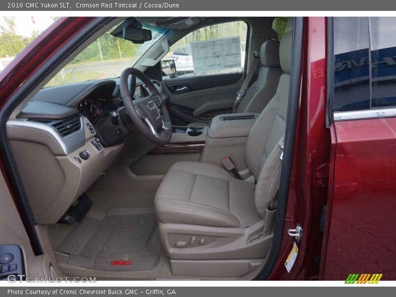 Crimson Red Tintcoat / Cocoa/Dune 2016 GMC Yukon SLT