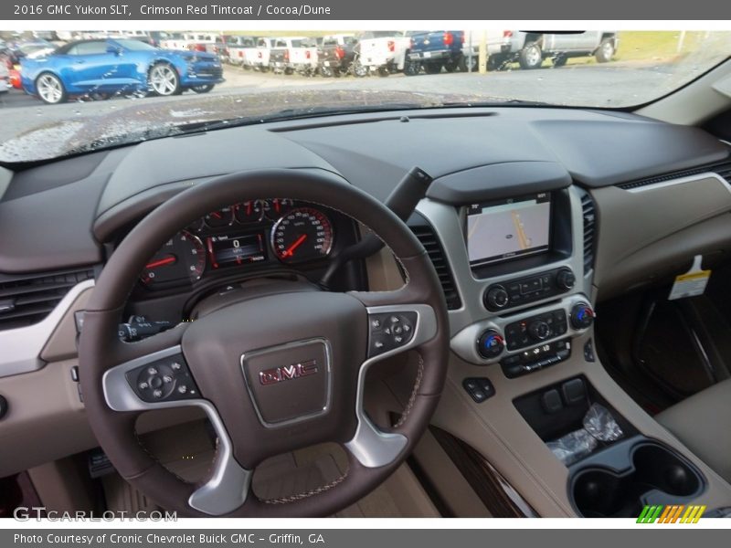 Crimson Red Tintcoat / Cocoa/Dune 2016 GMC Yukon SLT