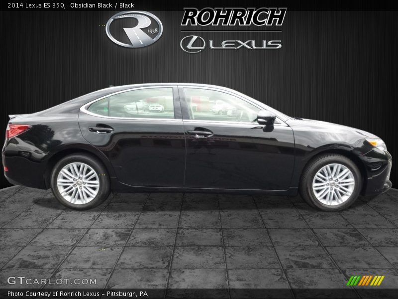 Obsidian Black / Black 2014 Lexus ES 350