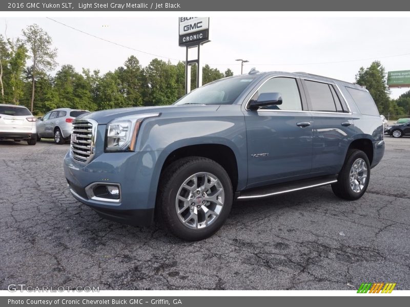 Light Steel Gray Metallic / Jet Black 2016 GMC Yukon SLT