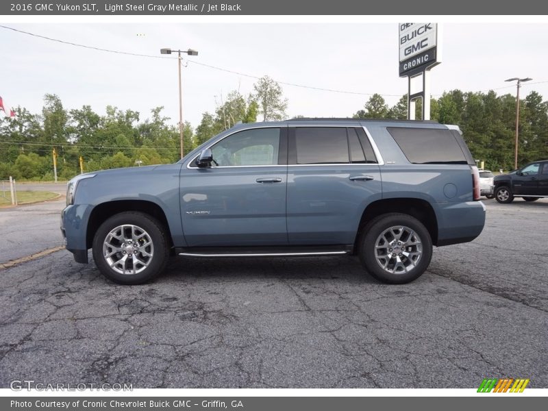 Light Steel Gray Metallic / Jet Black 2016 GMC Yukon SLT