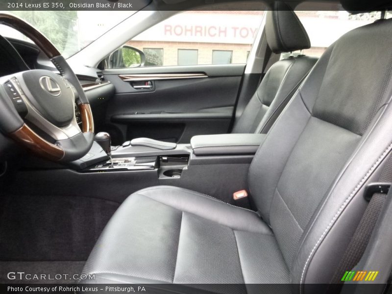 Obsidian Black / Black 2014 Lexus ES 350