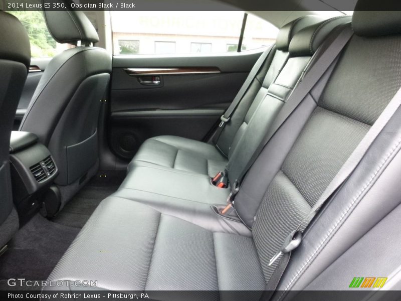 Obsidian Black / Black 2014 Lexus ES 350