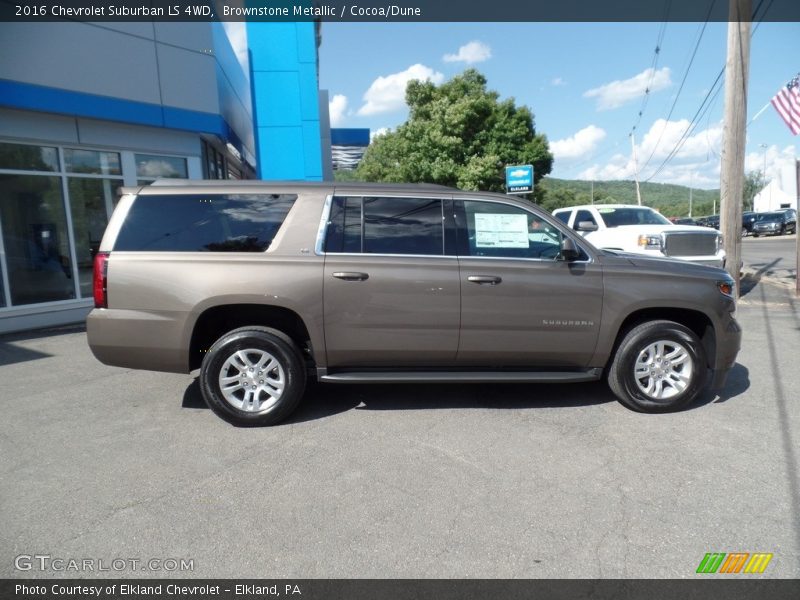 Brownstone Metallic / Cocoa/Dune 2016 Chevrolet Suburban LS 4WD