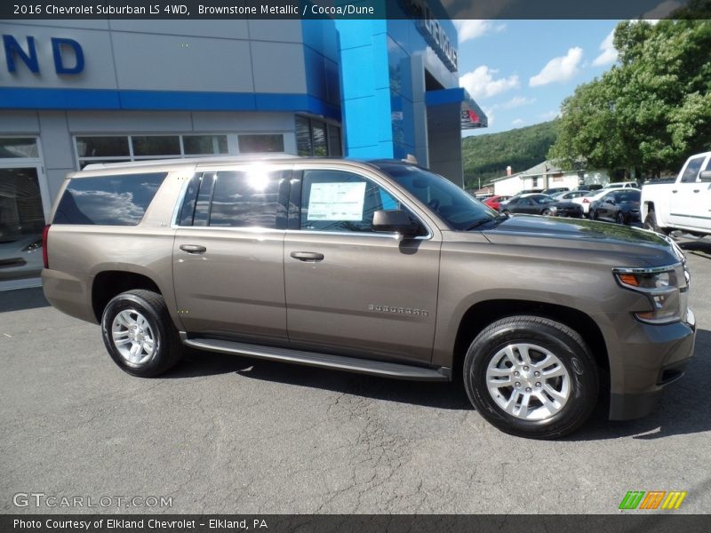 Brownstone Metallic / Cocoa/Dune 2016 Chevrolet Suburban LS 4WD
