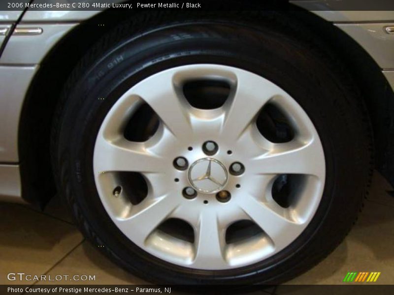 Pewter Metallic / Black 2006 Mercedes-Benz C 280 4Matic Luxury