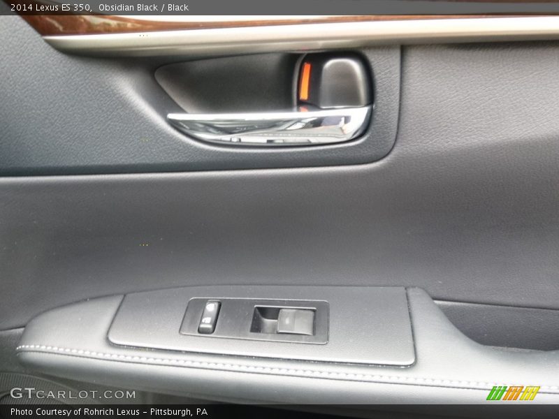Obsidian Black / Black 2014 Lexus ES 350