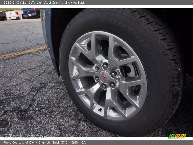Light Steel Gray Metallic / Jet Black 2016 GMC Yukon SLT