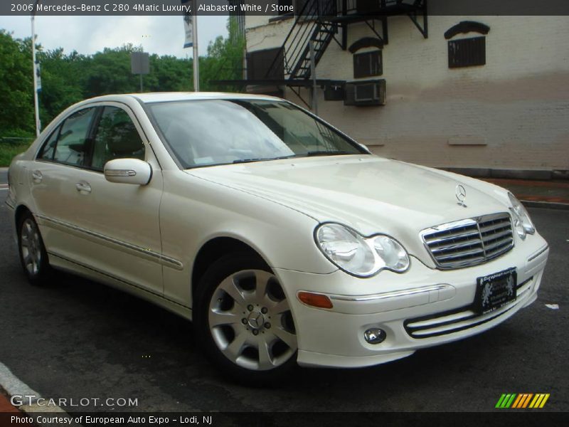 Alabaster White / Stone 2006 Mercedes-Benz C 280 4Matic Luxury