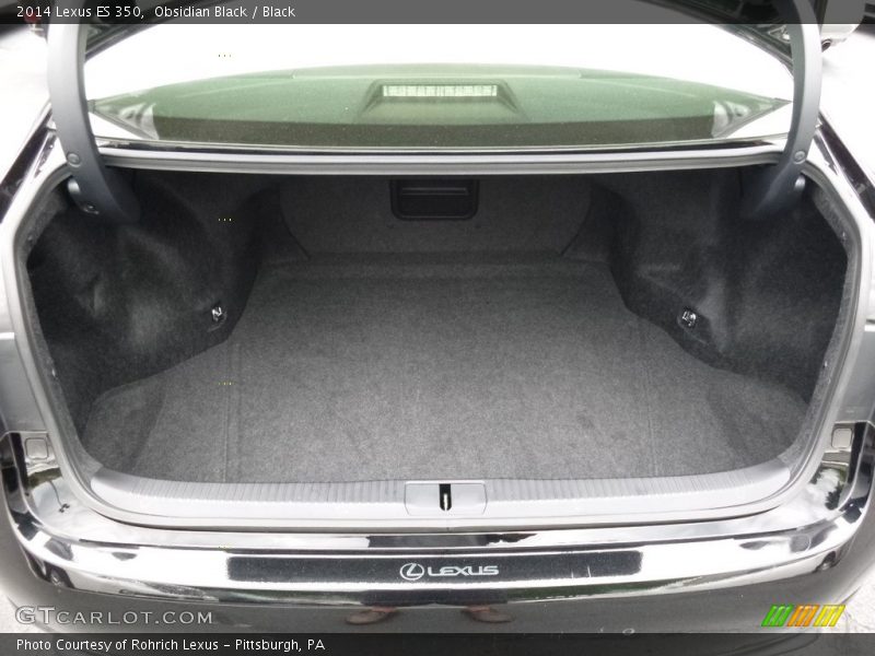 Obsidian Black / Black 2014 Lexus ES 350