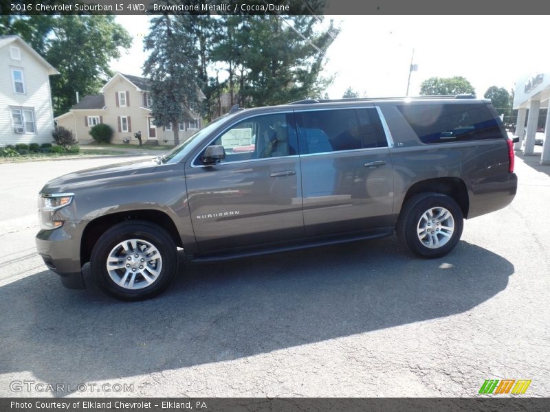 Brownstone Metallic / Cocoa/Dune 2016 Chevrolet Suburban LS 4WD