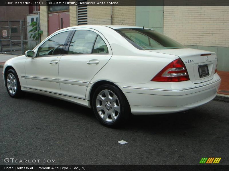 Alabaster White / Stone 2006 Mercedes-Benz C 280 4Matic Luxury
