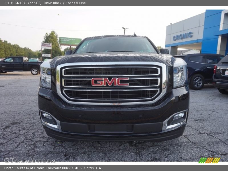 Onyx Black / Cocoa/Dune 2016 GMC Yukon SLT