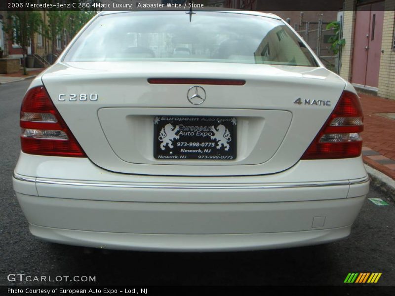 Alabaster White / Stone 2006 Mercedes-Benz C 280 4Matic Luxury