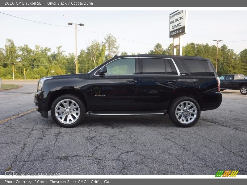Onyx Black / Cocoa/Dune 2016 GMC Yukon SLT