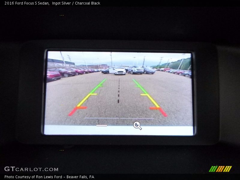 Ingot Silver / Charcoal Black 2016 Ford Focus S Sedan