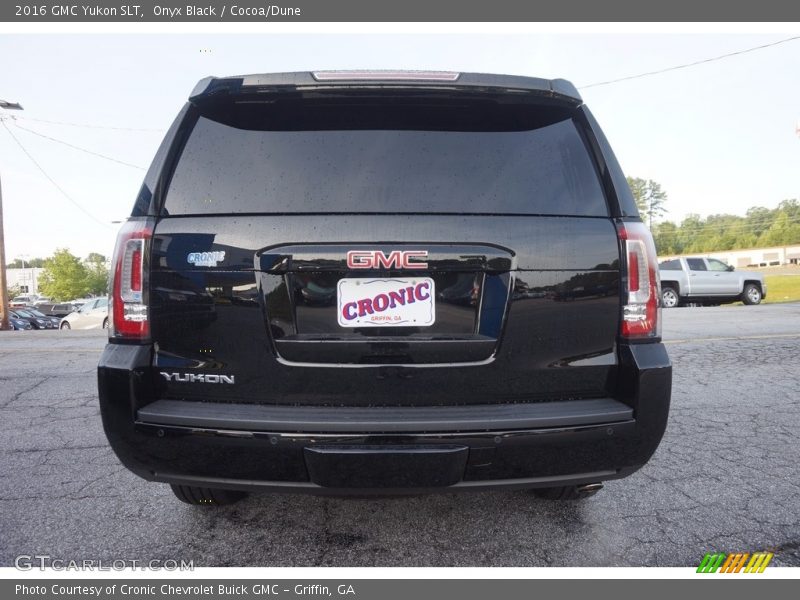 Onyx Black / Cocoa/Dune 2016 GMC Yukon SLT