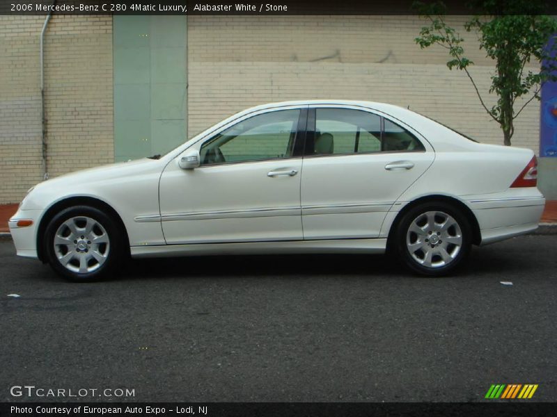 Alabaster White / Stone 2006 Mercedes-Benz C 280 4Matic Luxury