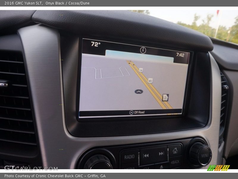 Navigation of 2016 Yukon SLT
