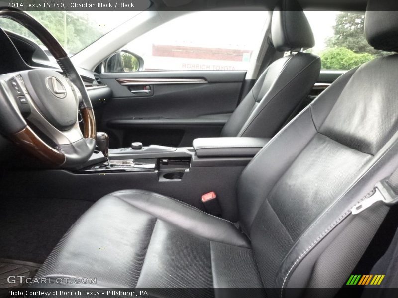 Obsidian Black / Black 2014 Lexus ES 350