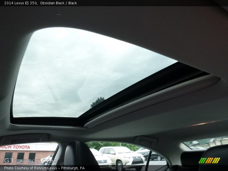 Obsidian Black / Black 2014 Lexus ES 350