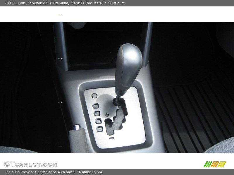 Paprika Red Metallic / Platinum 2011 Subaru Forester 2.5 X Premium