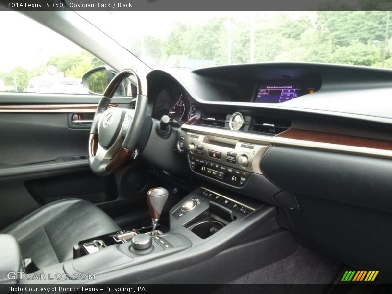 Obsidian Black / Black 2014 Lexus ES 350