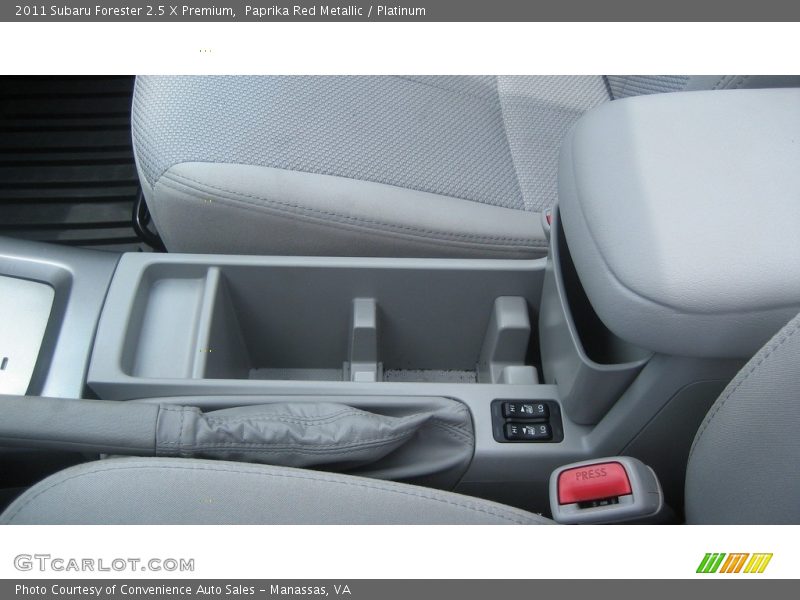 Paprika Red Metallic / Platinum 2011 Subaru Forester 2.5 X Premium