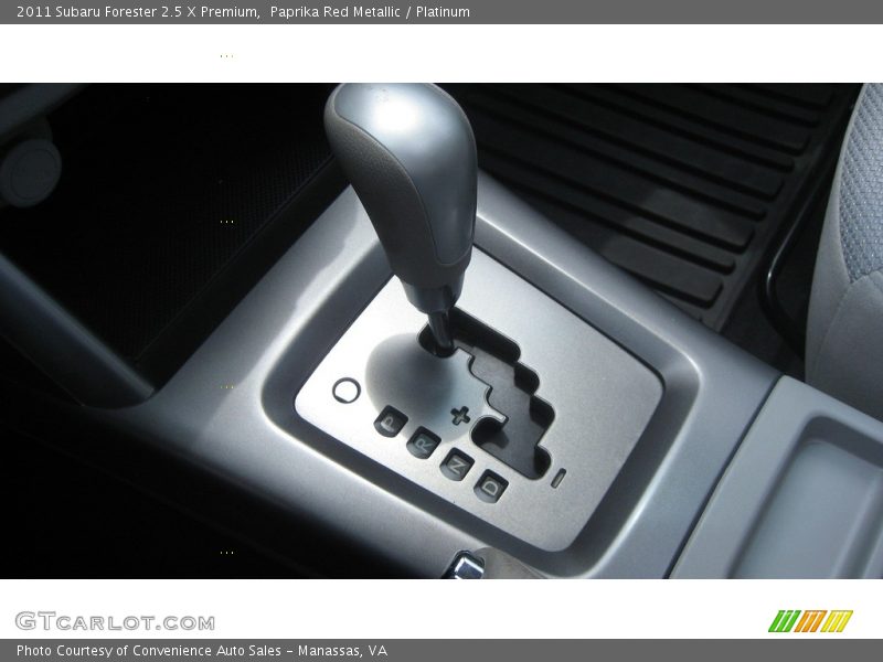 Paprika Red Metallic / Platinum 2011 Subaru Forester 2.5 X Premium