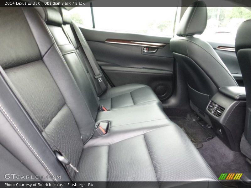 Obsidian Black / Black 2014 Lexus ES 350