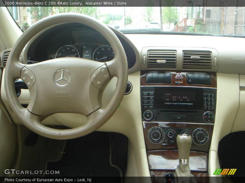 Alabaster White / Stone 2006 Mercedes-Benz C 280 4Matic Luxury