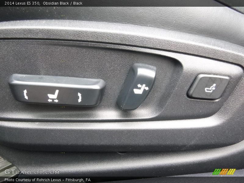 Obsidian Black / Black 2014 Lexus ES 350
