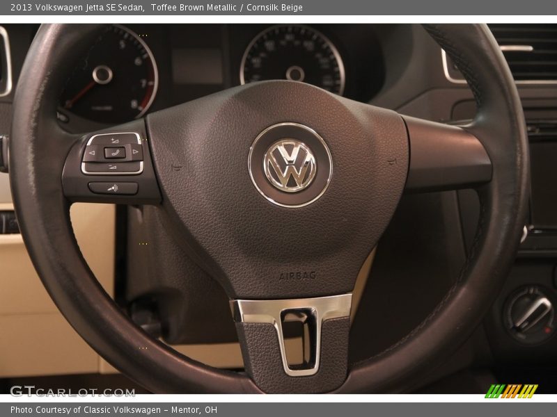 Toffee Brown Metallic / Cornsilk Beige 2013 Volkswagen Jetta SE Sedan