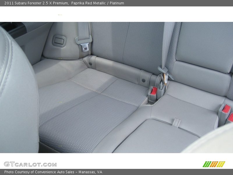 Paprika Red Metallic / Platinum 2011 Subaru Forester 2.5 X Premium