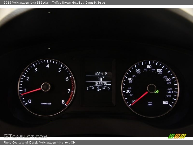 Toffee Brown Metallic / Cornsilk Beige 2013 Volkswagen Jetta SE Sedan