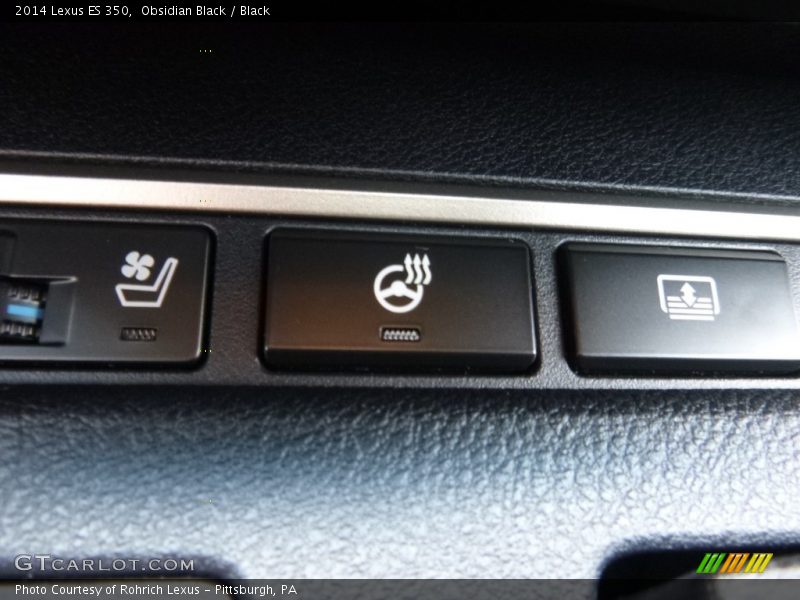 Obsidian Black / Black 2014 Lexus ES 350