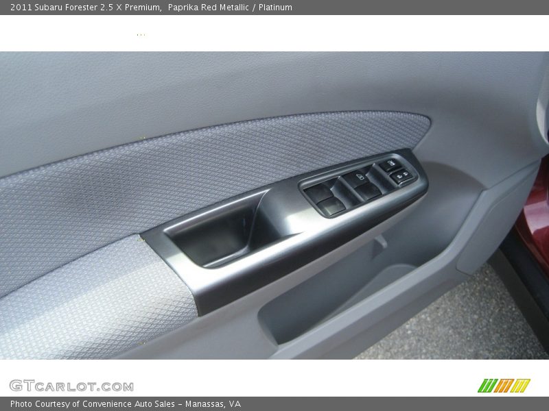Paprika Red Metallic / Platinum 2011 Subaru Forester 2.5 X Premium